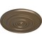 Ekena Millwork Dylar Ceiling Medallion (Fits Canopies up to 6 1/4"), Hand-Painted Warm Silver, 30"OD x 2 1/4"P CM30DYWSS - alternate 4